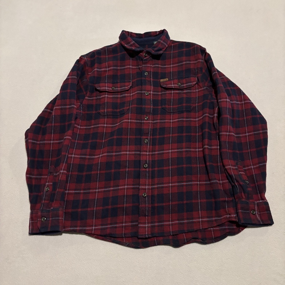 Orvis Shirt Jacket Shacket Mens XL Red Outdoor Spring Casual Preppy Heavyweight